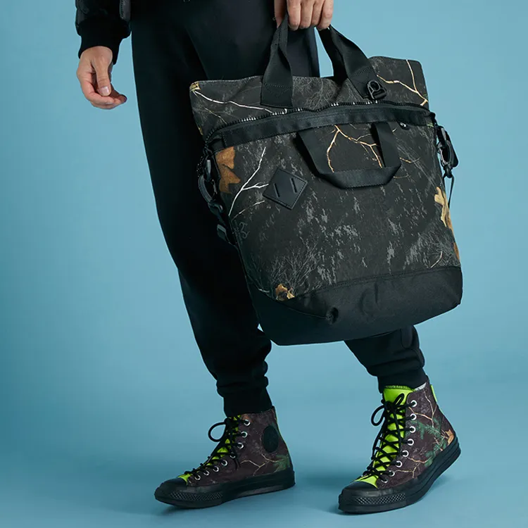 Converse Polyester Tote Bag Shopping Bag Handbag Regular Unisex Camouflage-6
