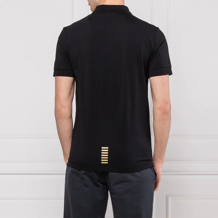 EMPORIO ARMANI Logo Printed Polo Shirt-4