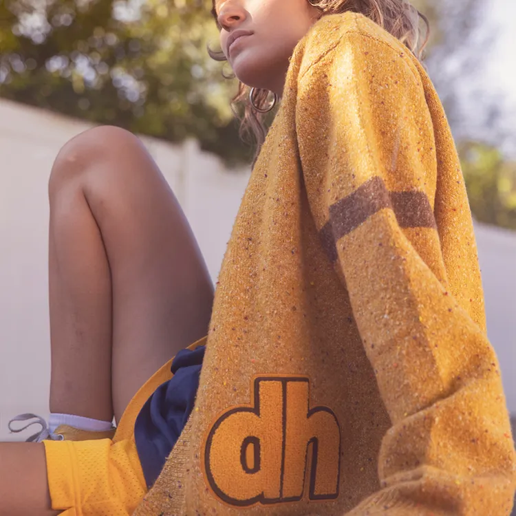 Drew House Letter Logo Series Knitwear Unisex Candy Yellow-3