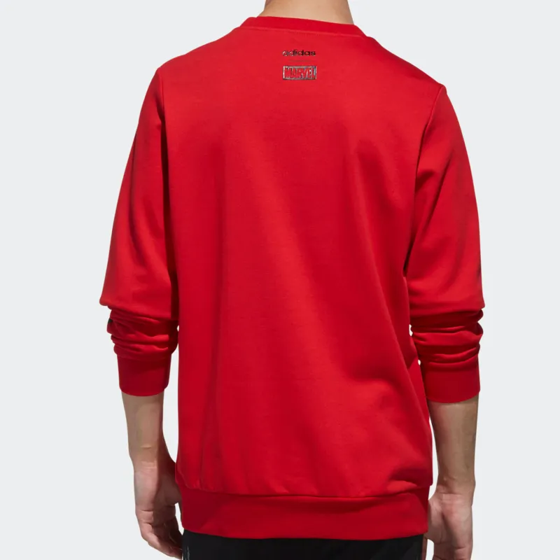 Marvel X Adidas Neo Sweatshirts Men Red-3