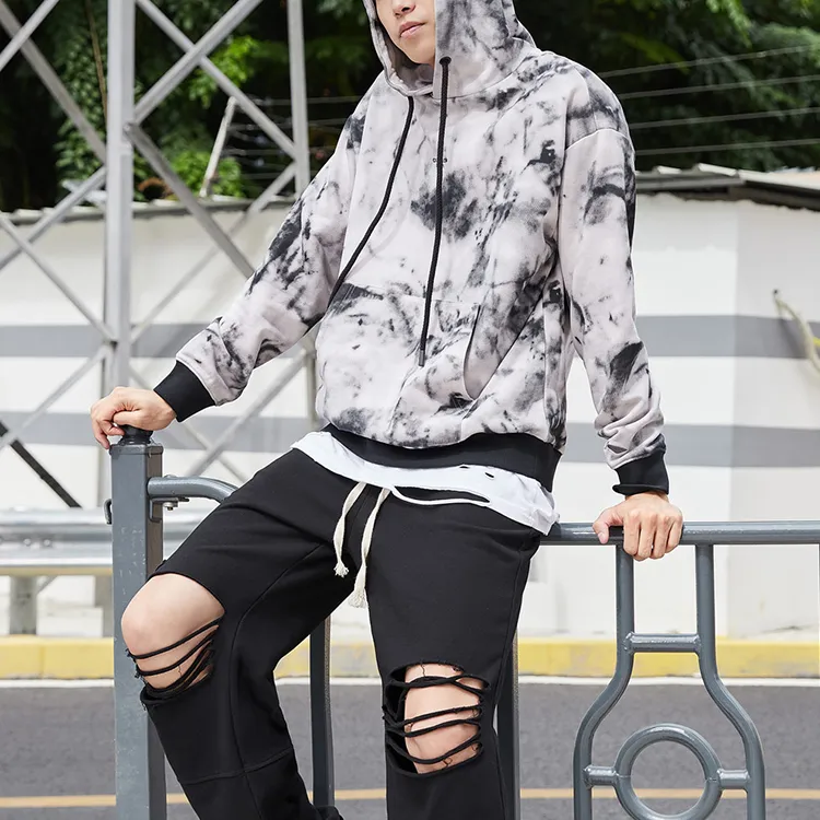 LiNing CF Sweatshirt Men's Black Gray Color-1
