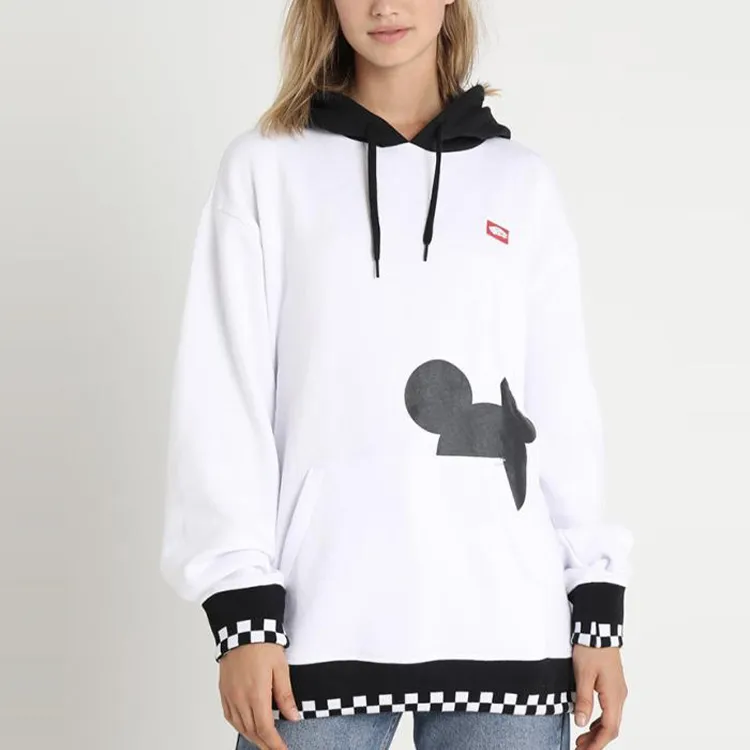 Disney X Vans X Disney Co brand Sweatshirts Women's White Black-2