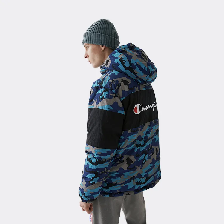 Champion Down Jackets Men Blue Multicolor-2