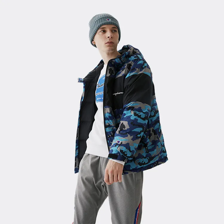 Champion Down Jackets Men Blue Multicolor-1