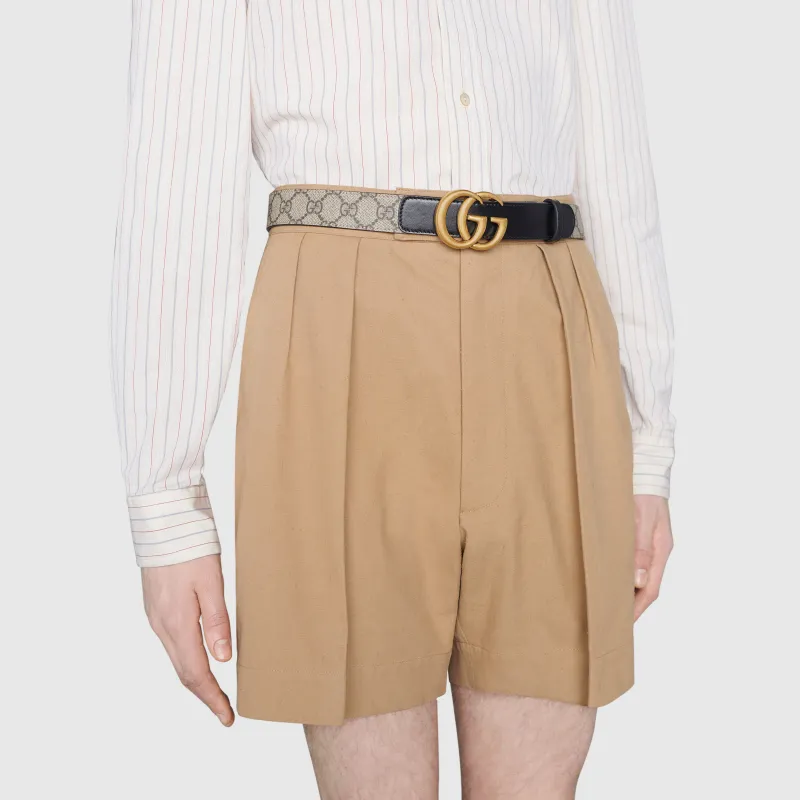 GUCCI Gg Belt Double G Buckle 1 Width-2