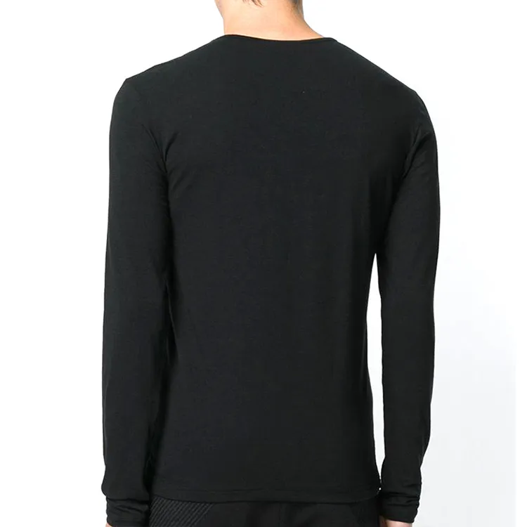 VERSACE Logo print Long sleeve T shirt-2