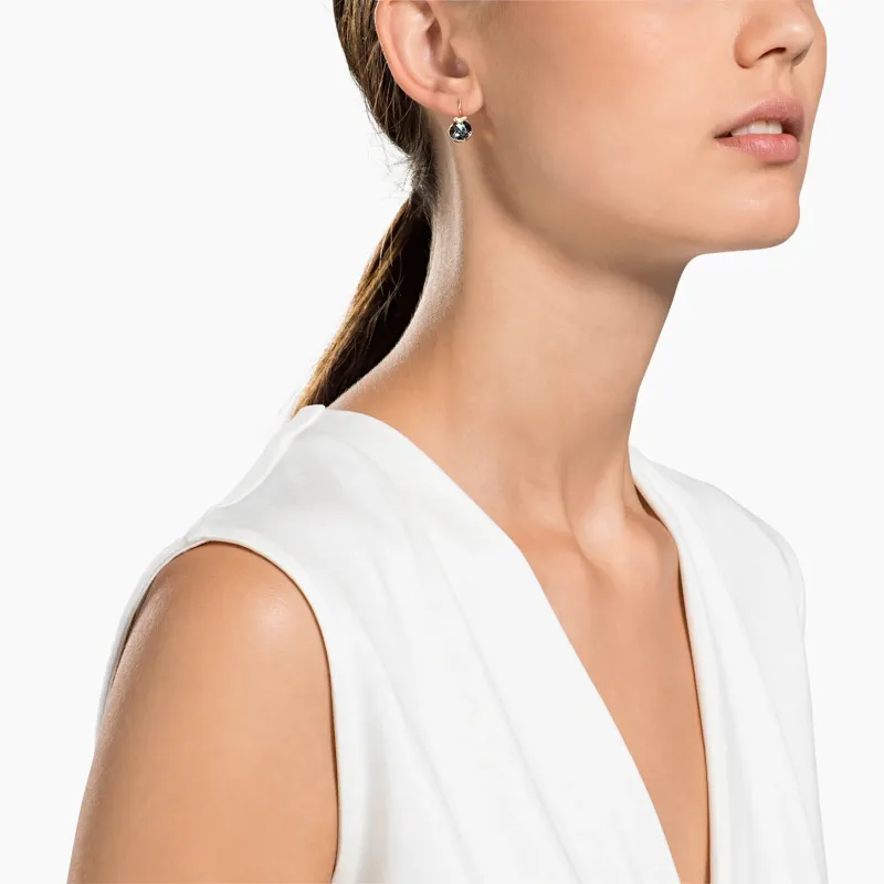 Swarovski Crystal Earrings Women's Gray-1
