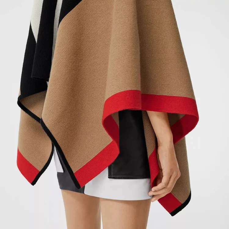 Burberry Shawls Unisex Beige-3