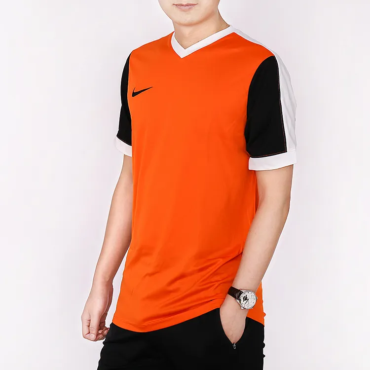 Nike Soccer Jerseys Men Orange Red-2