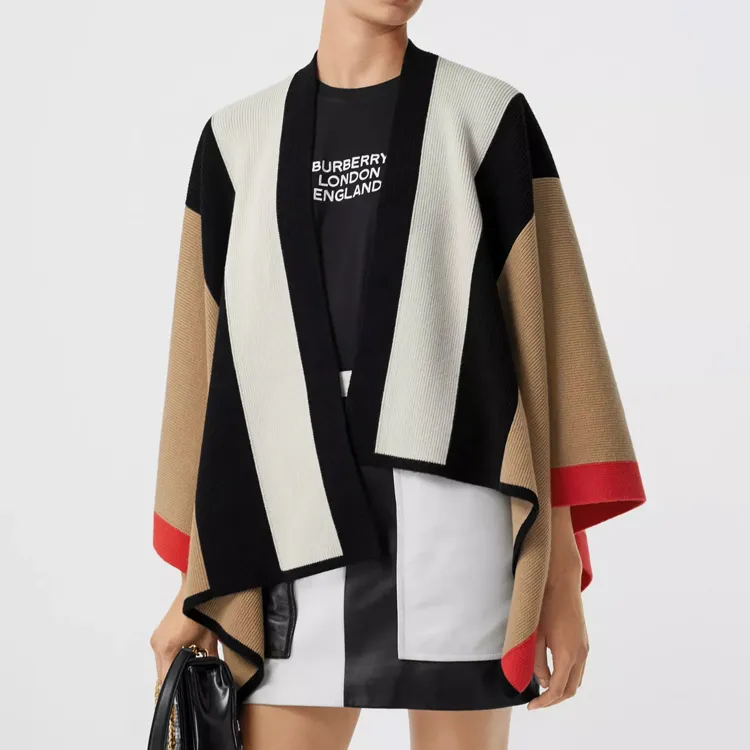 Burberry Shawls Unisex Beige-2