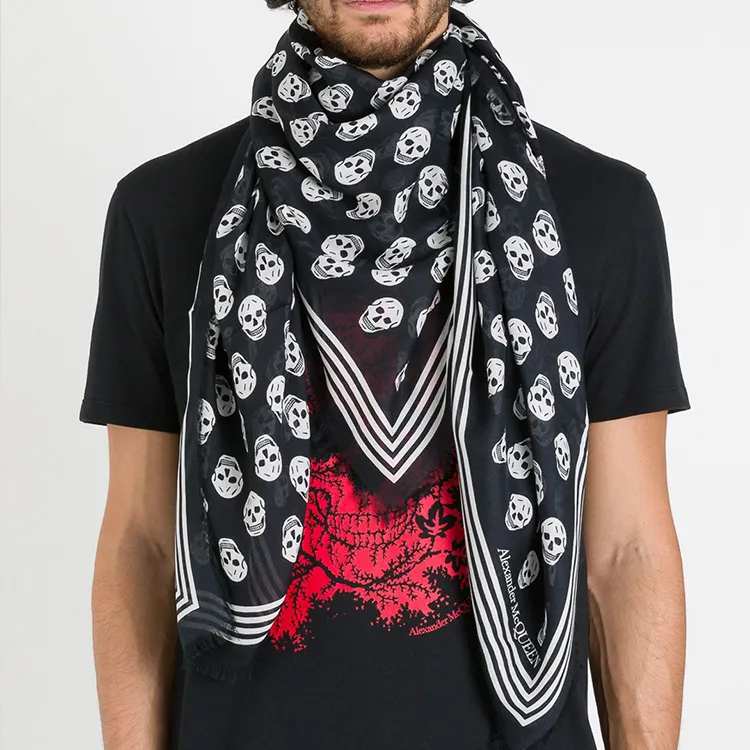 Alexander McQueen Allover Skull Scarf-2