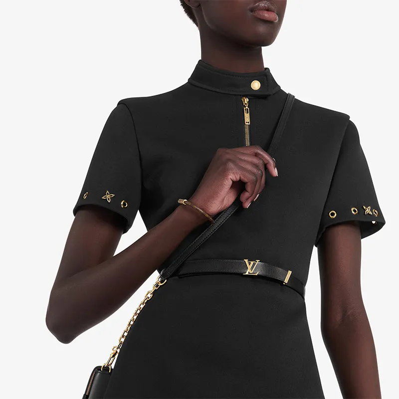 LOUIS VUITTON Initiales Leather Belts Women's-2