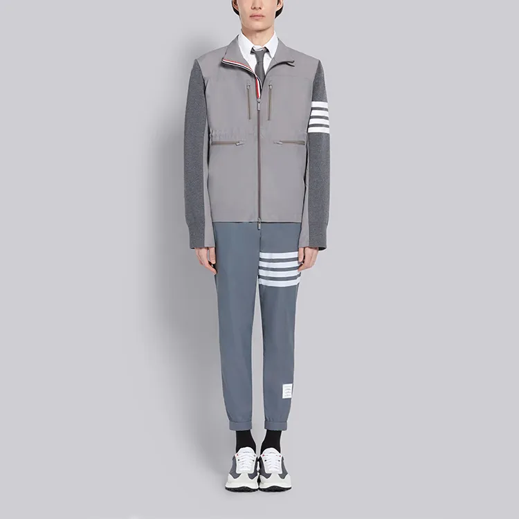 THOM BROWNE Jackets Men Medium Gray-3