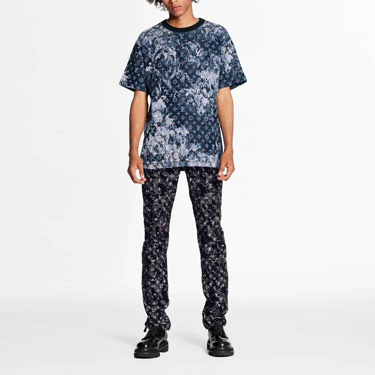 LOUIS VUITTON New Quarterly Products Of LV T Shirts Men Blue-2