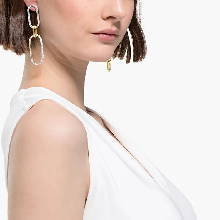 Swarovski Time Earrings Women's-3
