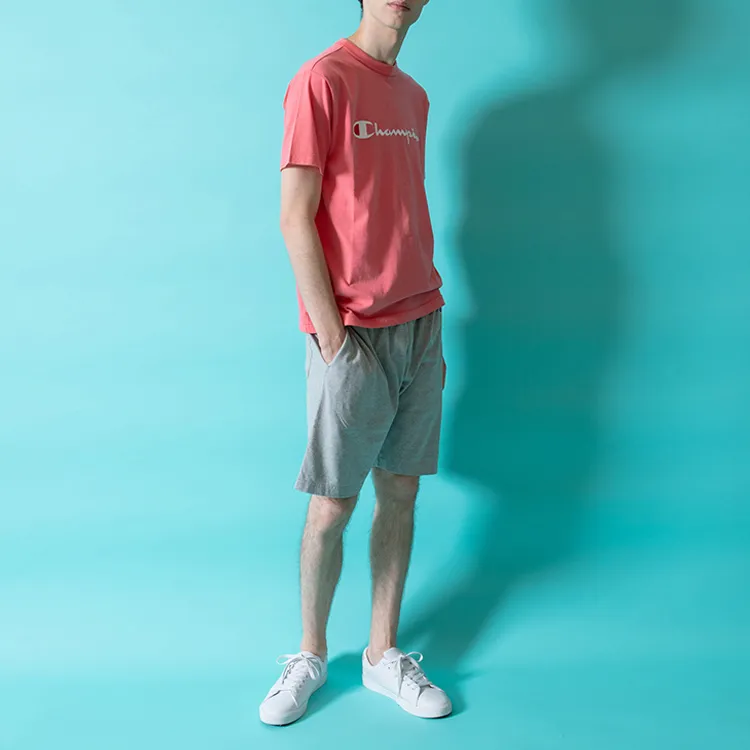 Champion Shorts Japan Version Unisex Light Gray-2