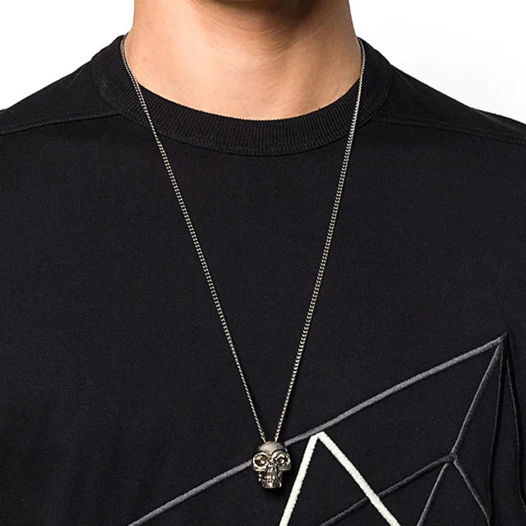 Alexander McQueen Logo Plaque Chained Necklace-5