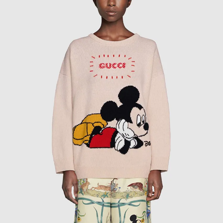 GUCCI Sweater Women's Ivory White-3
