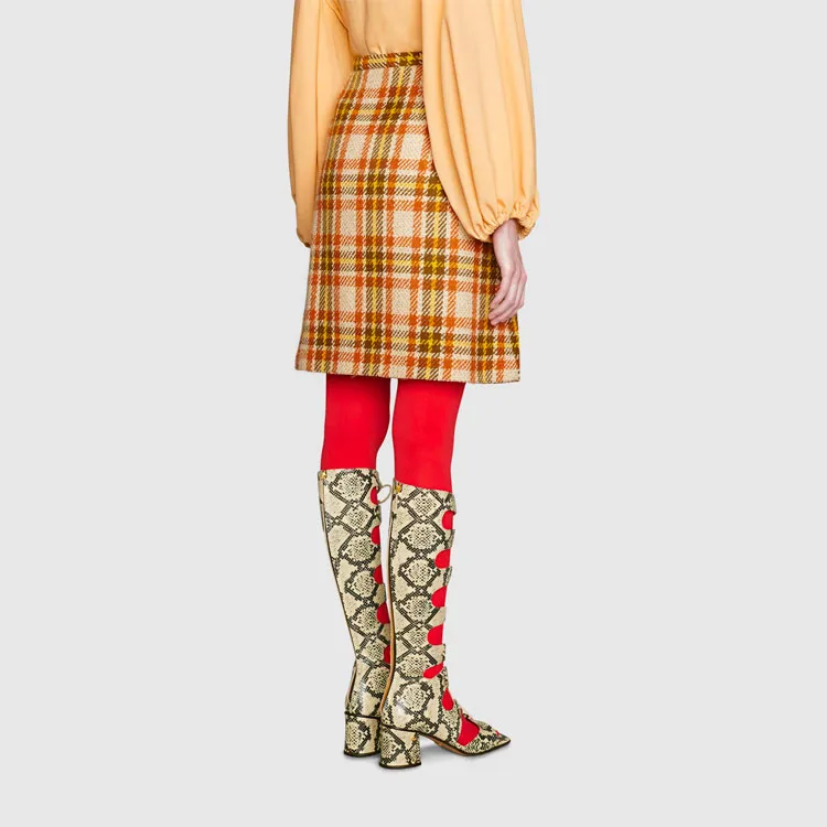 GUCCI Casual Short Skirts Women's Multicolor-2
