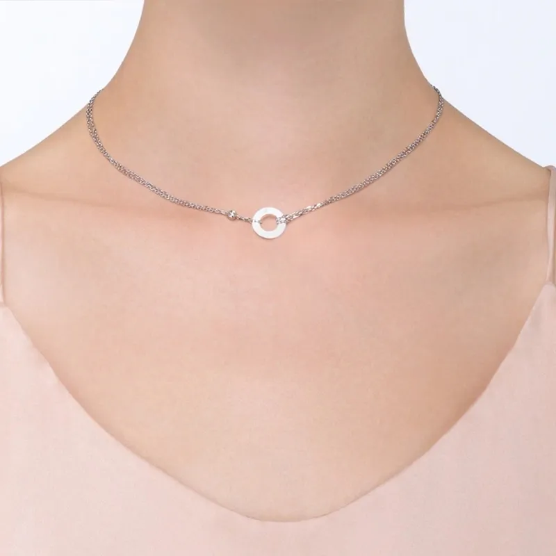 CARTIER 18K White Gold Necklaces Women's-2