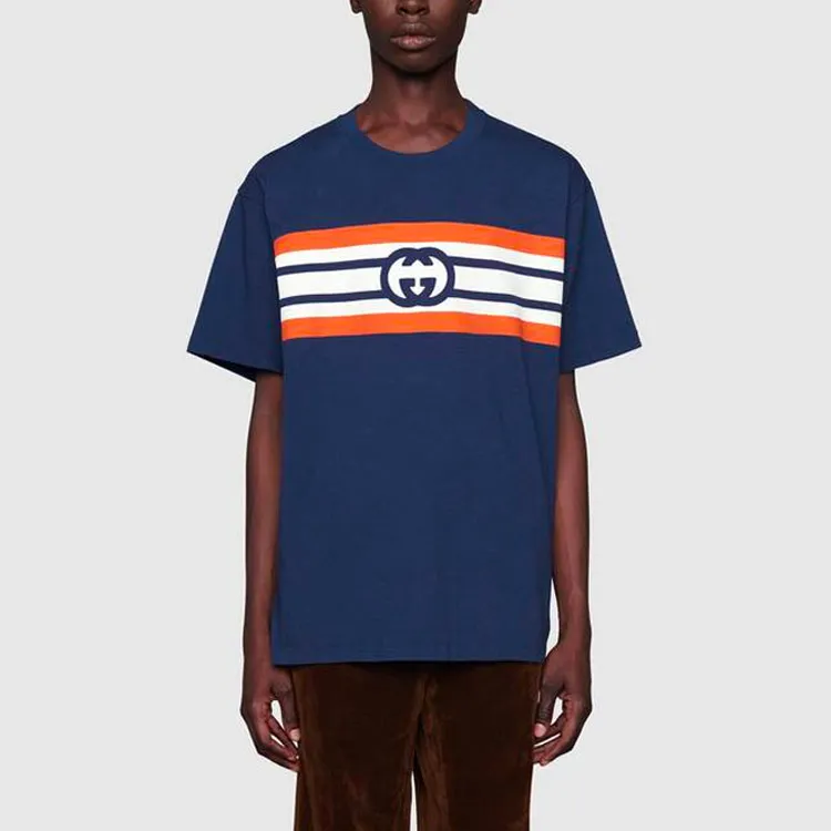 GUCCI T Shirts Men Blue-1