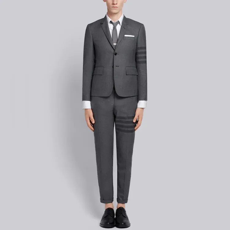 THOM BROWNE Business Suits Men Medium Gray-1