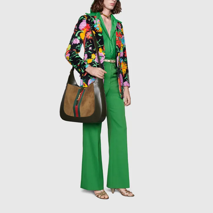 GUCCI Casual Pants Women's Green-2