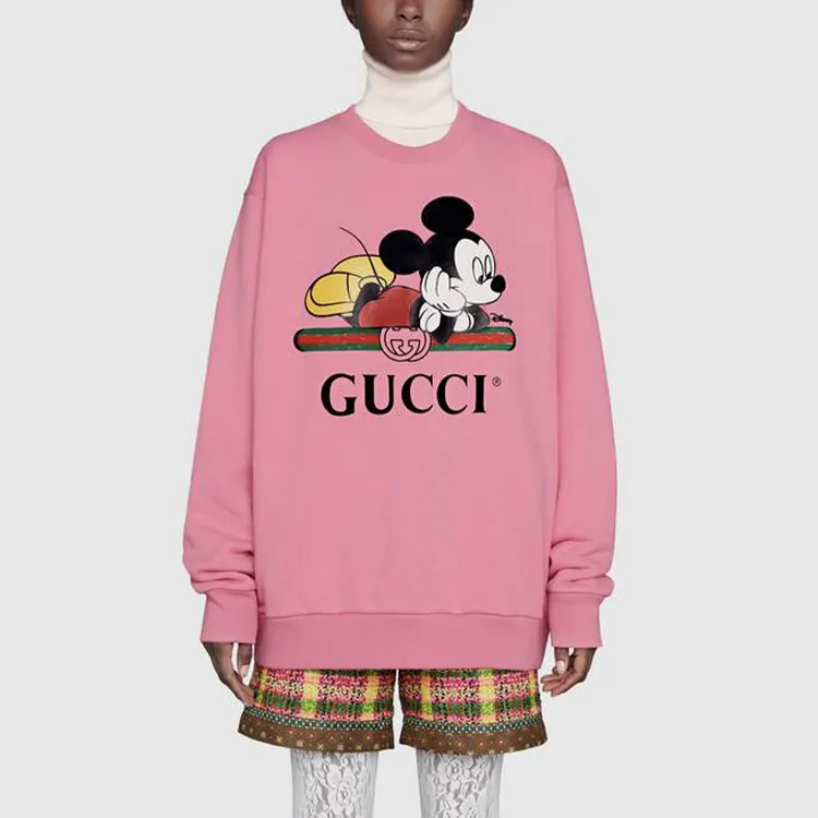Disney X GUCCI Sweatshirts Women's Pink-2