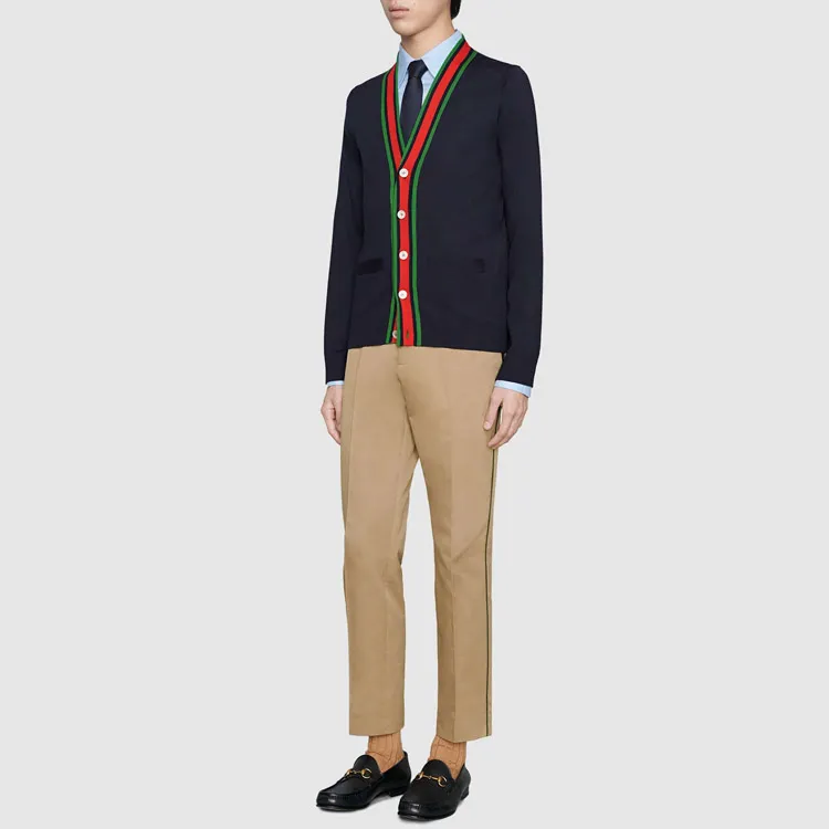 GUCCI Sweaters Men Dark Blue-3