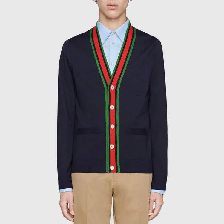 GUCCI Sweaters Men Dark Blue-4
