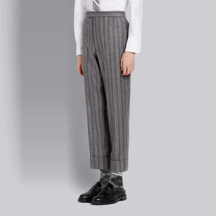 THOM BROWNE Casual Pants Men Gray-5