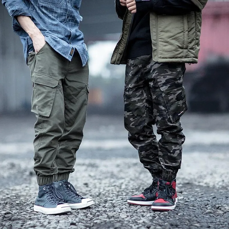 ENSHADOWER Casual Pants Unisex Camouflage-3