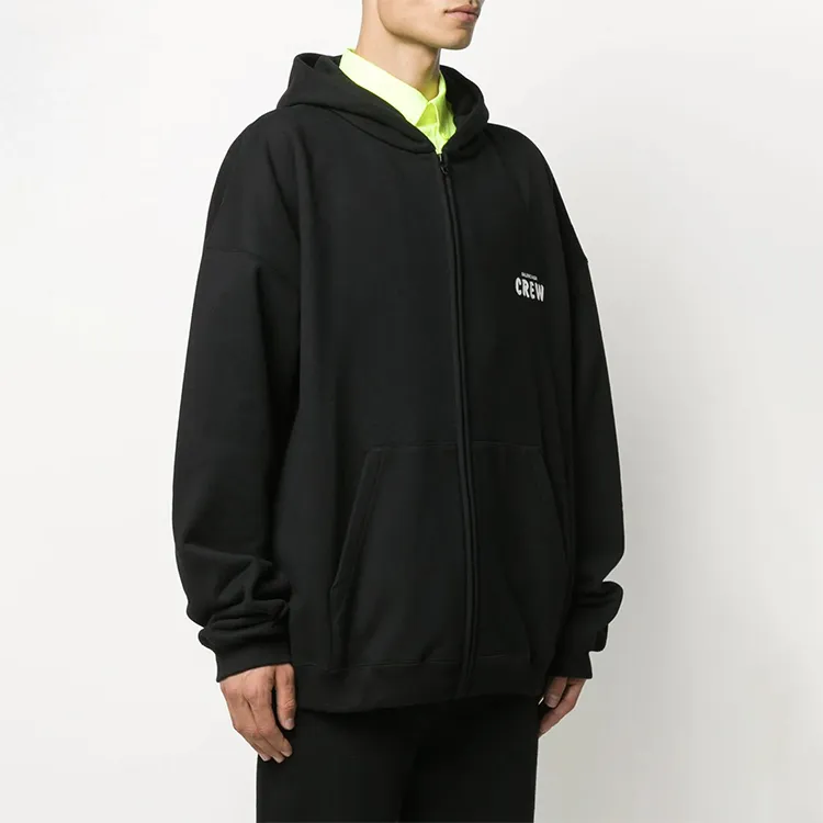 Balenciaga Logo Print Oversize Hoodie-2