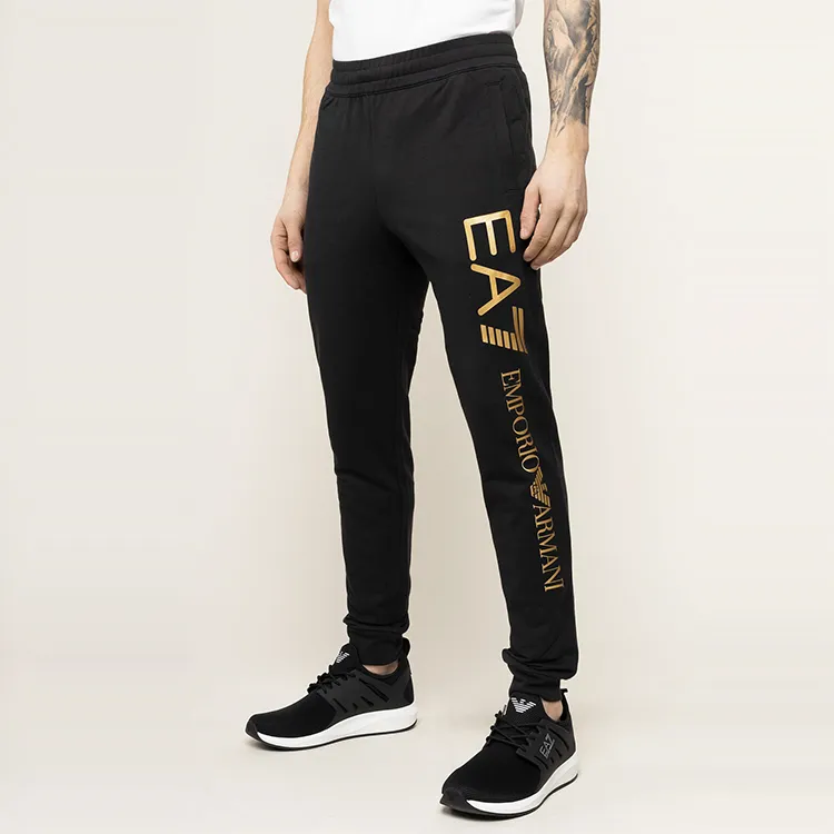 EMPORIO ARMANI Knitted Sports Pants Men's Black-1