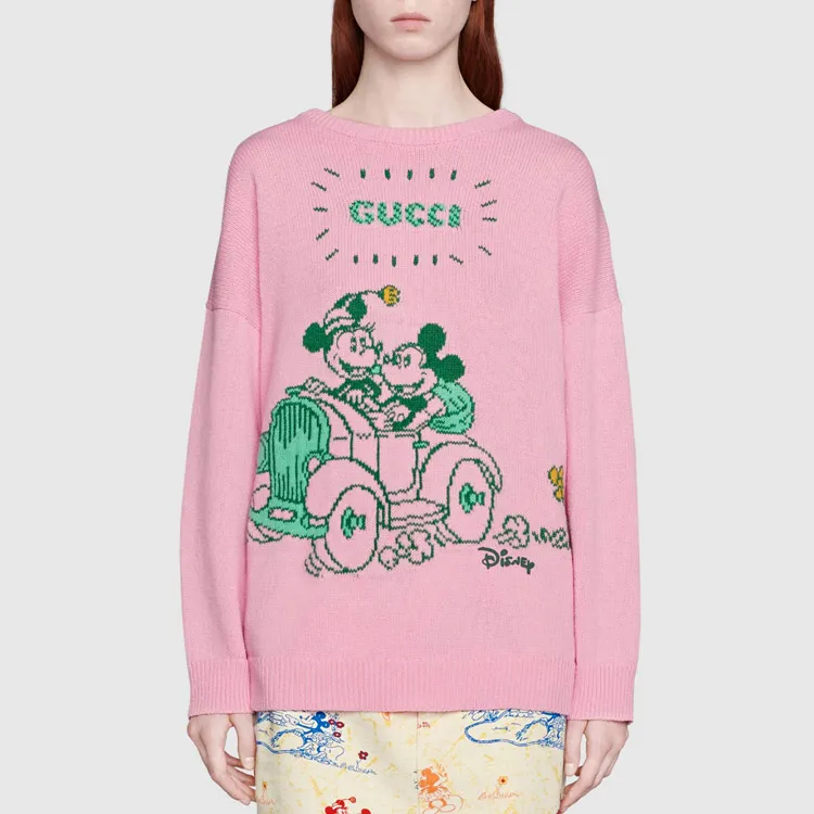 Disney X GUCCI Sweaters Women's Pink-4