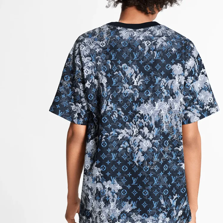LOUIS VUITTON New Quarterly Products Of LV T Shirts Men Blue-3