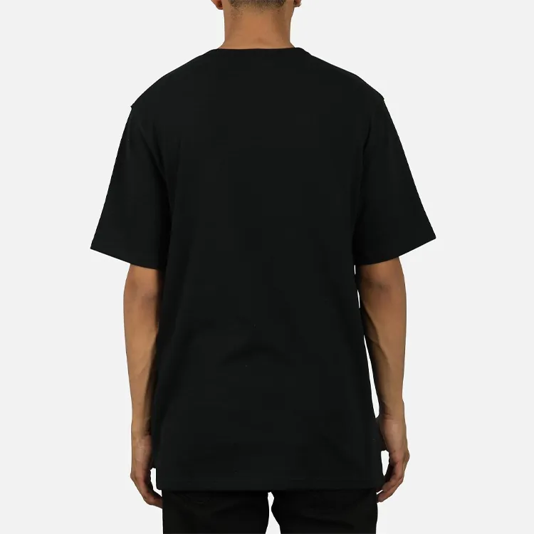Champion Straight T-Shirt US Version Unisex Black-3