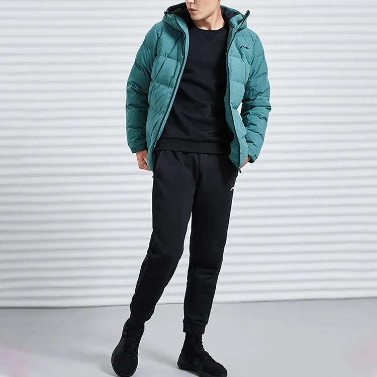 LiNing Down Jacket Men's Wild Duck Green-4