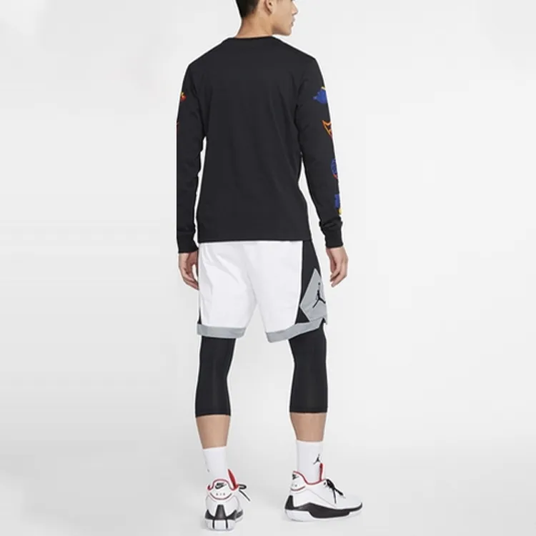 Jordan Jumpman Diamond Basketball Shorts Men's White-2