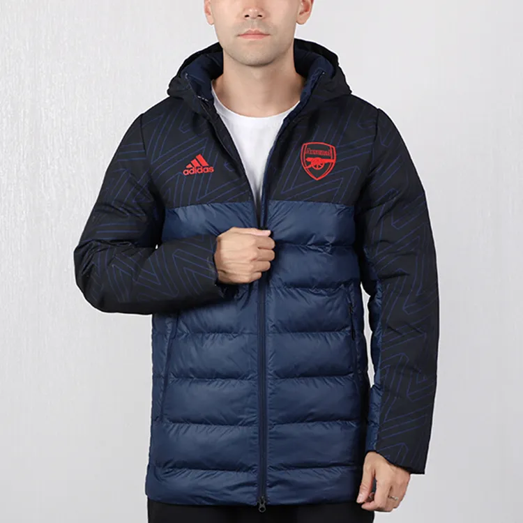 Adidas Parka Coats Men Blue-2