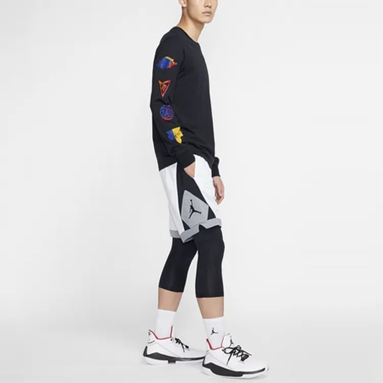 Jordan Jumpman Diamond Basketball Shorts Men's White-3