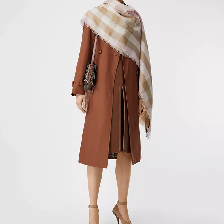 Burberry Knit Scarves Unisex Snowflake Stone Color-3