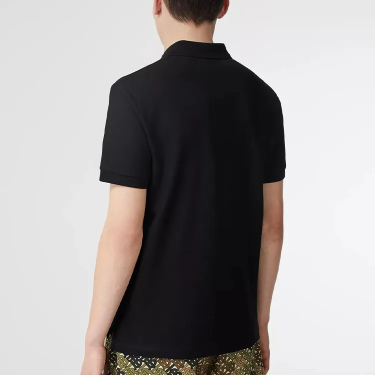 Burberry Monogram Motif Cotton Piqué Polo Shirt-8