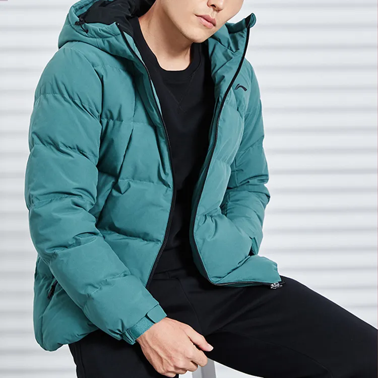 LiNing Down Jacket Men's Wild Duck Green-2