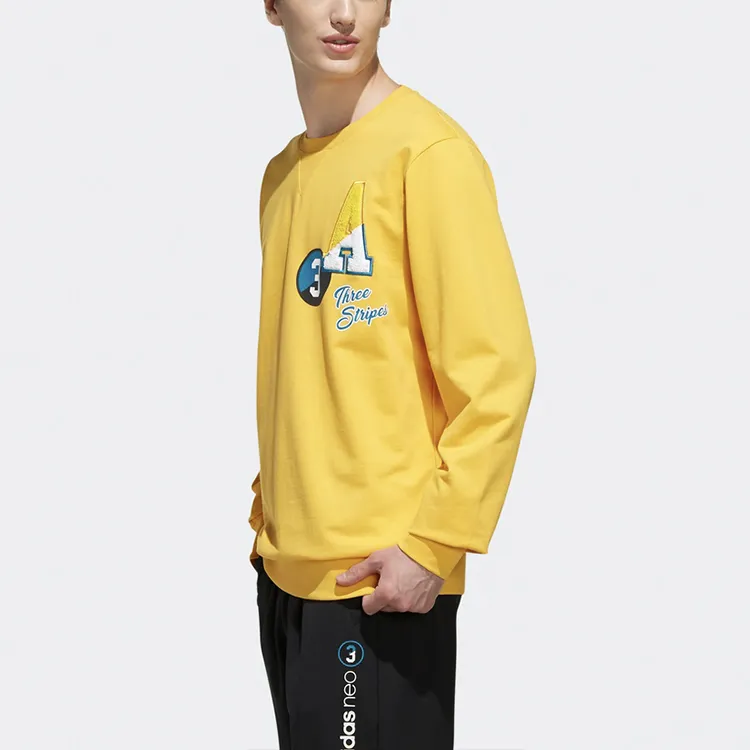 Adidas Neo Sweatshirts Men Gold-4