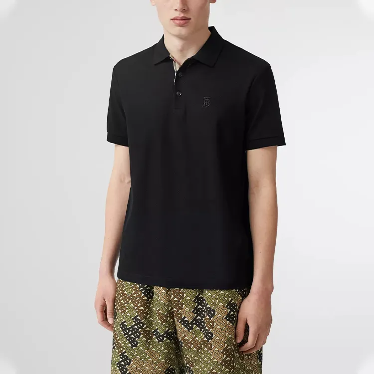 Burberry Monogram Motif Cotton Piqué Polo Shirt-7