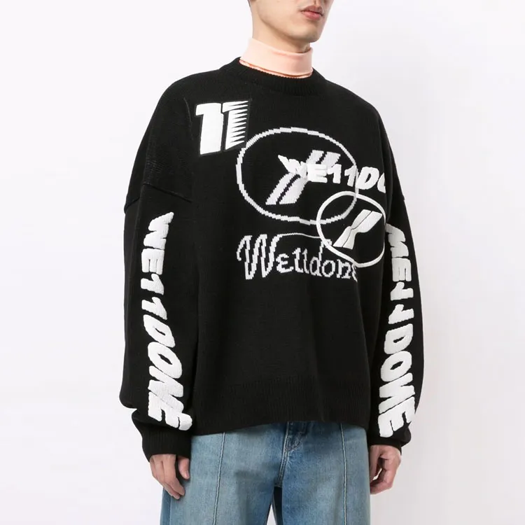 WE11DONE Sweaters Unisex Black-1