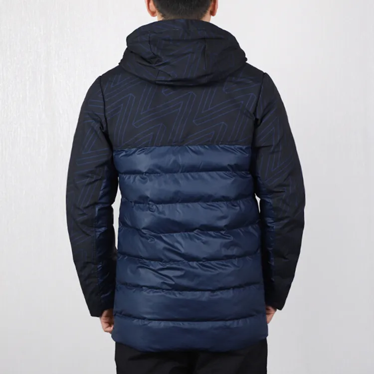 Adidas Parka Coats Men Blue-3