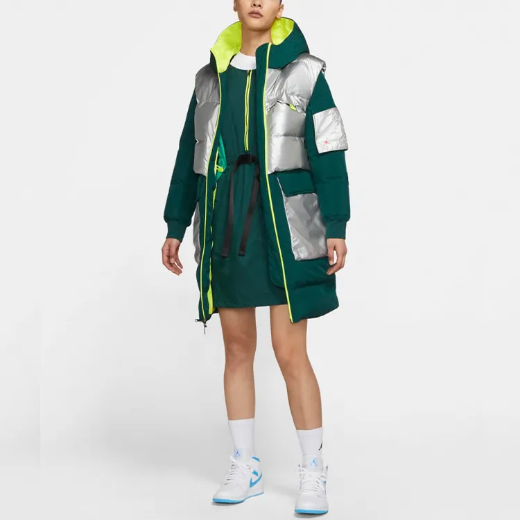 Jordan Down Jackets Women's Green-2