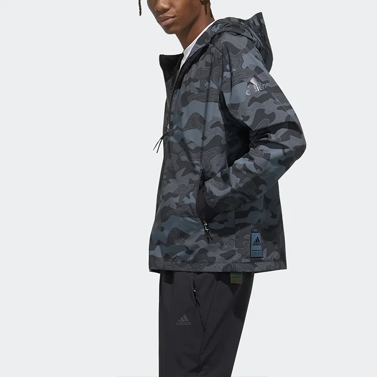 Adidas Jackets Men Black-4